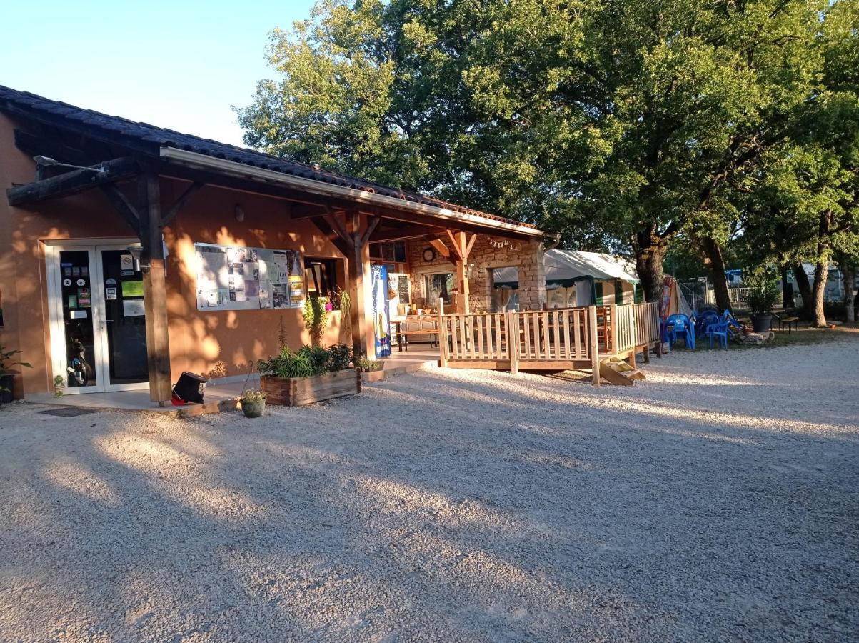 Camping Le Bel Air Mobil Home Le Palmier 4 Personnes Limogne-en-Quercy エクステリア 写真